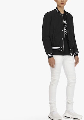 BALMAIN 黑色字母印花圓領T恤 VH1EF000-B029-0PA Cheap BALMAIN 黑色字母印花圓領T恤 VH1EF000-B029-0PA