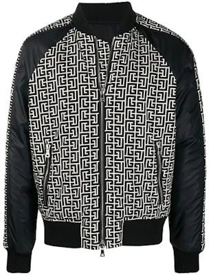 Balmain Logo Bomber Jacket Men’s Black WH0TF014-I687-GFE Buy Balmain Logo Bomber Jacket Men’s Black WH0TF014-I687-GFE