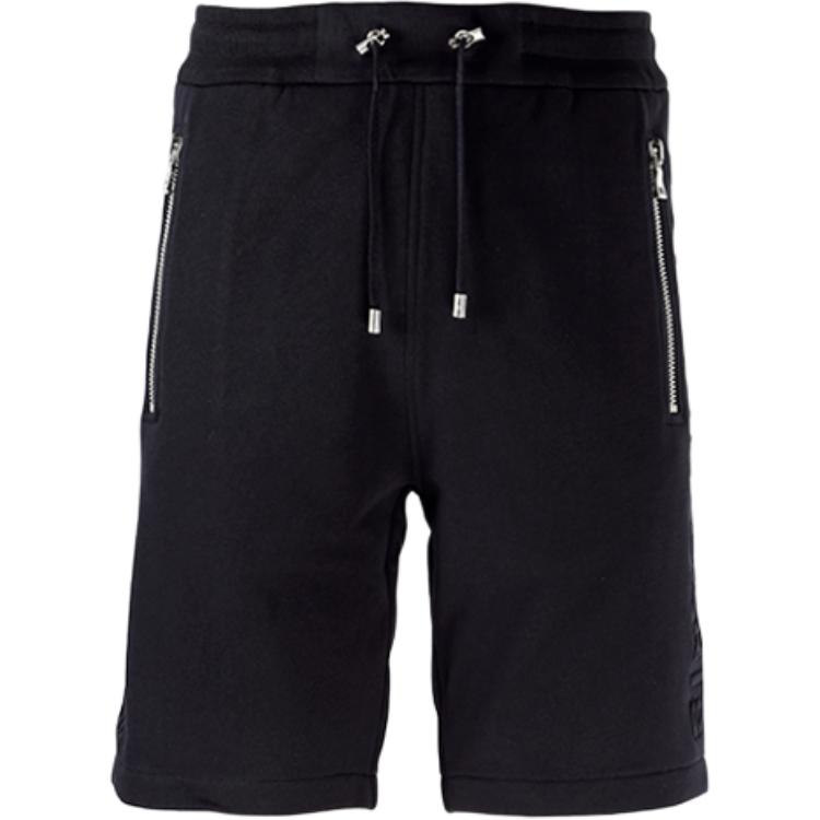 BALMAIN Logo Lace-Up Bermuda Casual Shorts VH1OA000-B072-0PA