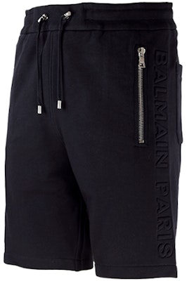 BALMAIN Logo 綁帶百慕大休閒短褲 VH1OA000-B072-0PA Shop BALMAIN Logo 綁帶百慕大休閒短褲 VH1OA000-B072-0PA