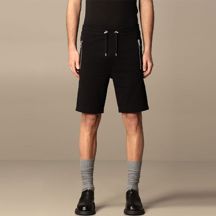 Purchase BALMAIN Logo 綁帶百慕大休閒短褲 VH1OA000-B072-0PA