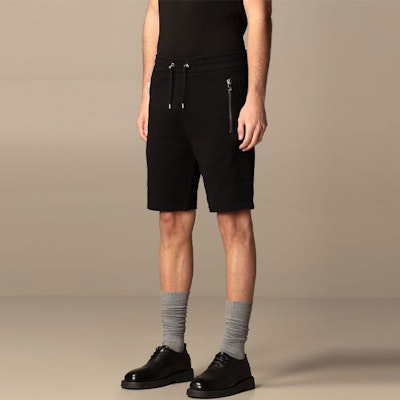 BALMAIN Logo 綁帶百慕大休閒短褲 VH1OA000-B072-0PA Sizing BALMAIN Logo 綁帶百慕大休閒短褲 VH1OA000-B072-0PA