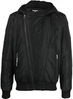 Balmain Logo Print Hooded Jacket Black YH1TG120XD020PA Balmain Logo Print Hooded Jacket Black YH1TG120XD020PA