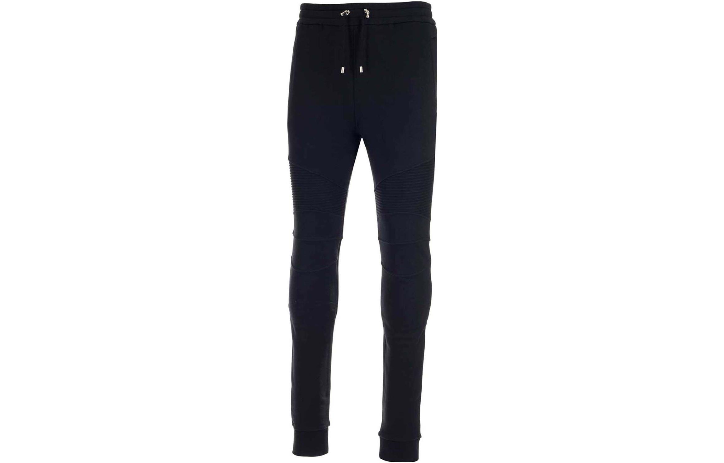 BALMAIN Logo Track Pants Black WH1OB000-B071-EAB