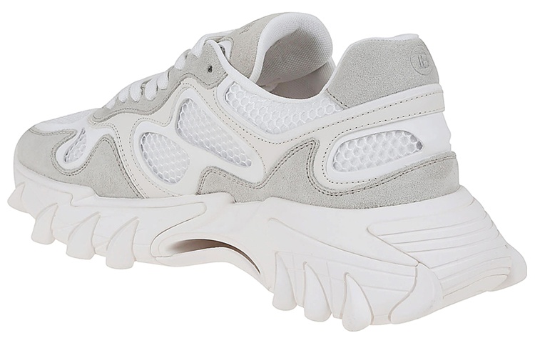 Balmain Low-Top 'White Leather Lace-Up' 圖 3