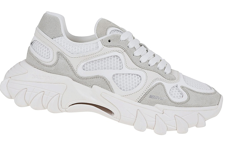 Balmain Low-Top 'White Leather Lace-Up' 圖 4