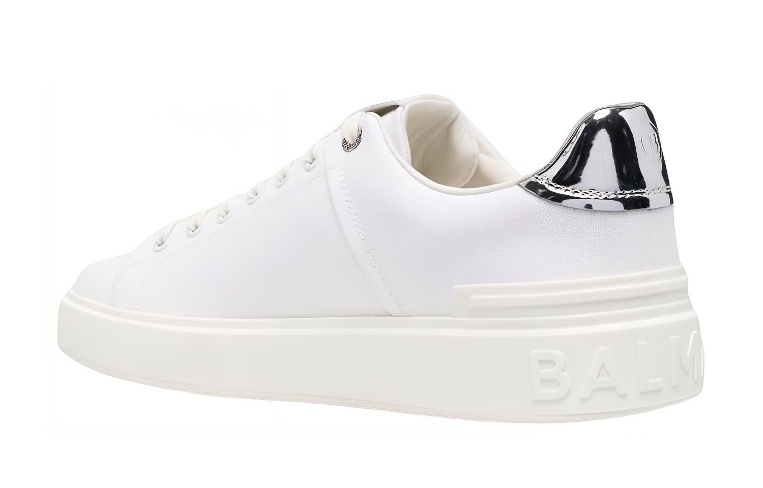 Balmain Low-Top Lace-Up 'White' 圖 4