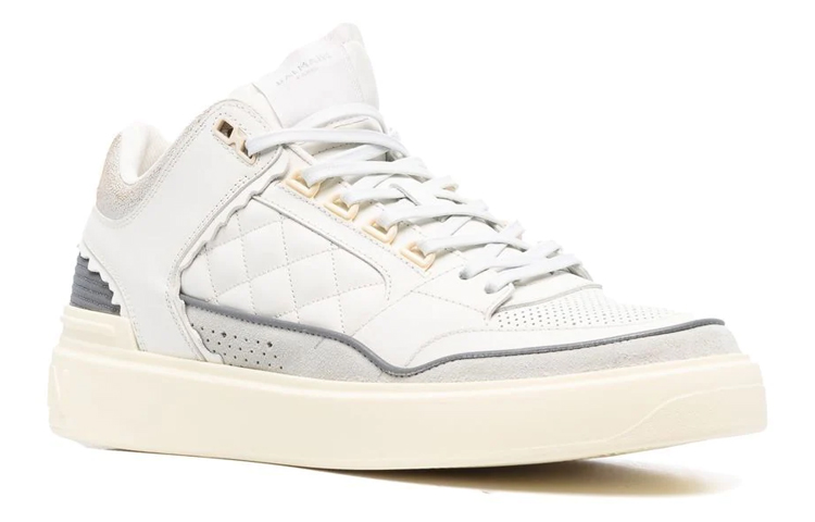Balmain Low-Top Lace-Up 'White Fashion' 圖 2