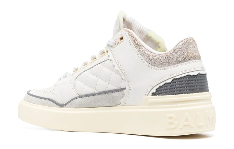 Balmain Low-Top Lace-Up 'White Fashion' 圖 4
