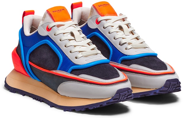 Balmain Sepatu Sneakers Rendah Tali 'Multicolor' YM1VI305TSDMSGU Lookbook Balmain Sepatu Sneakers Rendah Tali 'Multicolor' YM1VI305TSDMSGU