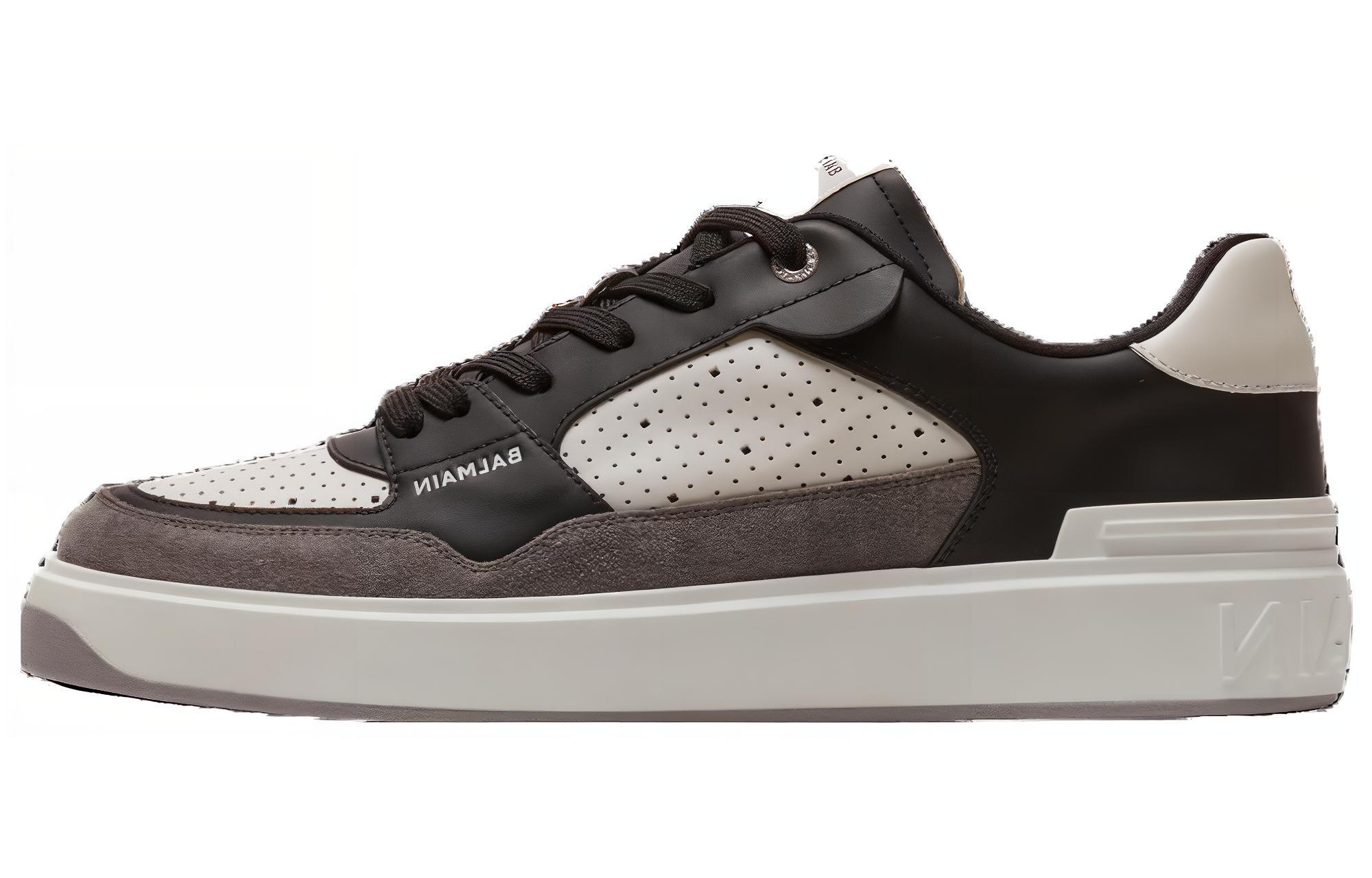 Balmain Low-Top Sneakers 'Black Suede'