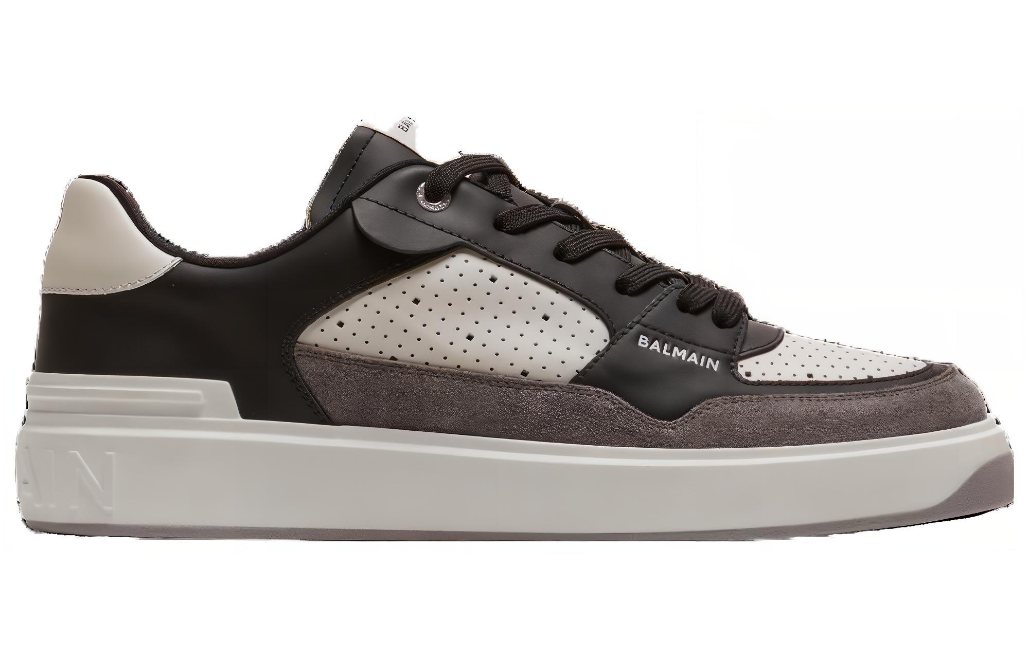 Balmain Low-Top Sneakers 'Black Suede' 圖 2