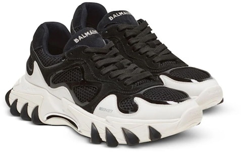 Balmain Low Top 'Jaring Hitam' BM1VI327TRCMEAB Order Balmain Low Top 'Jaring Hitam' BM1VI327TRCMEAB