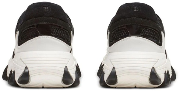 Balmain Low Top 'Jaring Hitam' BM1VI327TRCMEAB Shop Balmain Low Top 'Jaring Hitam' BM1VI327TRCMEAB