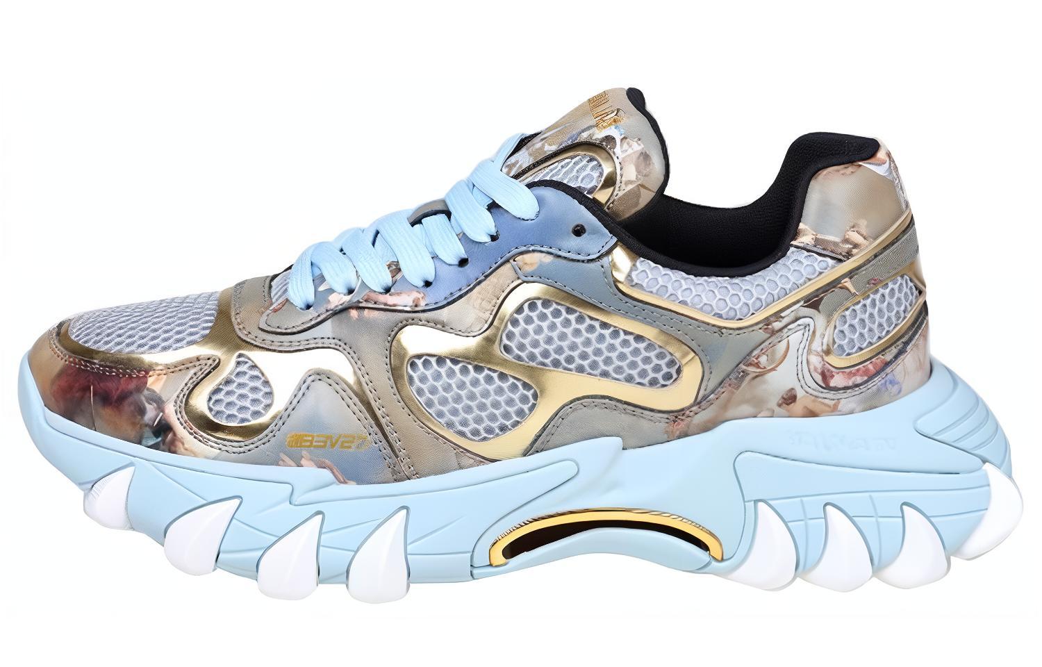 Balmain Low Top 'Gold Logo'