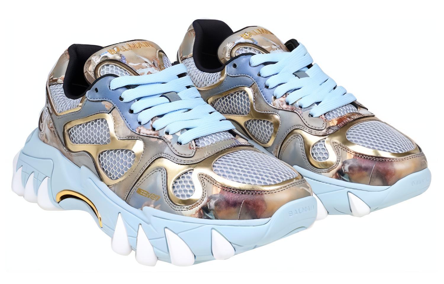 Balmain Low Top 'Gold Logo' 圖 2