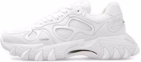 Balmain Low-Top 'White Leather Fabric' BM1VI327TCCH0FB Balmain Low-Top 'White Leather Fabric' BM1VI327TCCH0FB