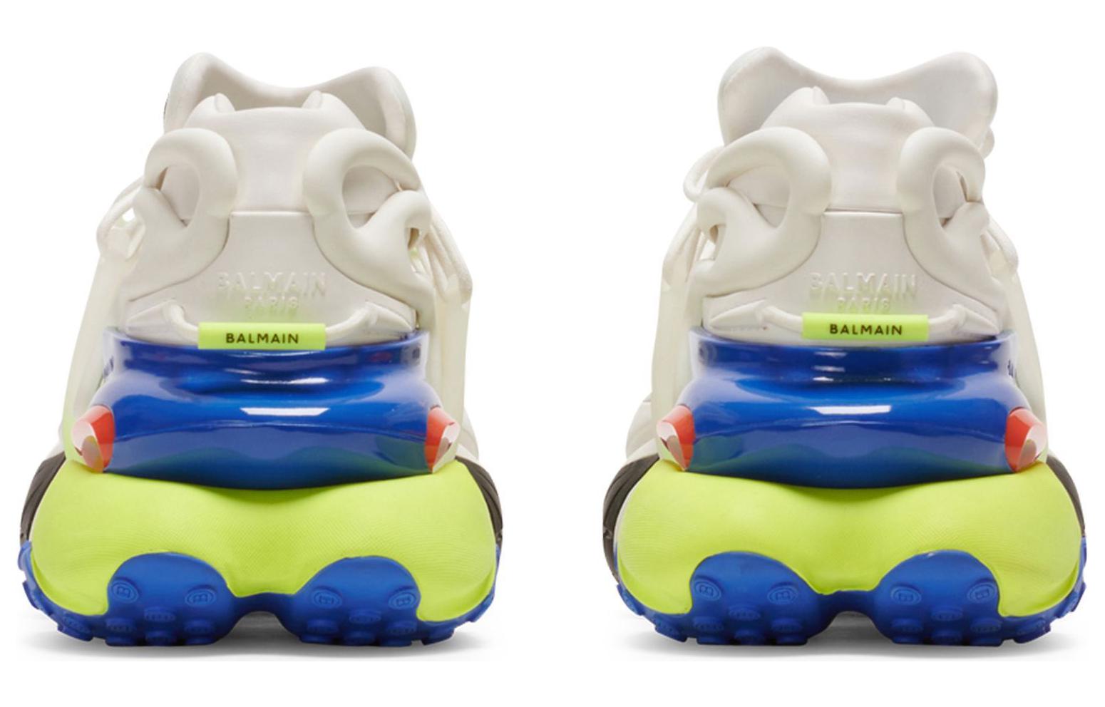 Balmain Low Top Leather Sneakers 'Multicolor' 圖 5