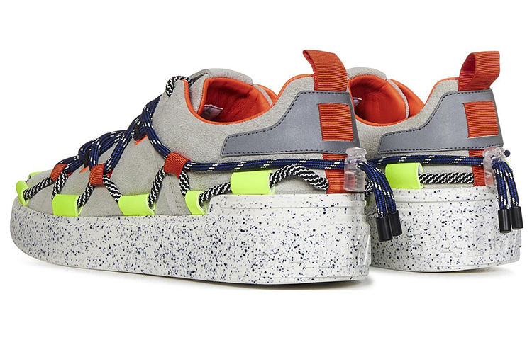 Balmain Low-Top Sneaker 'Grey Leather' 圖 4