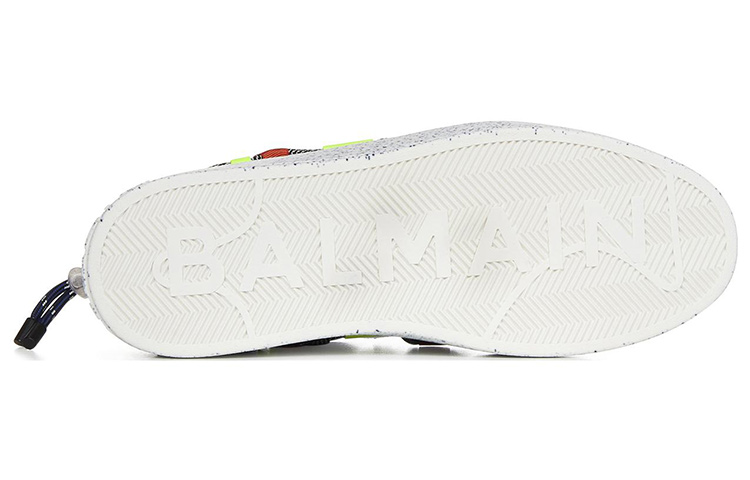 Balmain Low-Top Sneaker 'Grey Leather' 圖 5