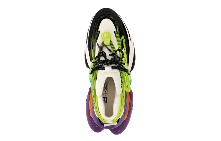 Balmain Low Top Sneakers 'Green Leather' 圖 5