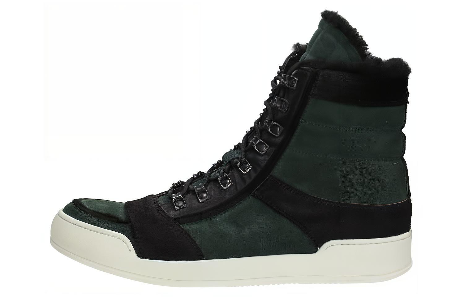 Balmain Mid-Top Fashion Sneakers 'Green CMFT Breathable'