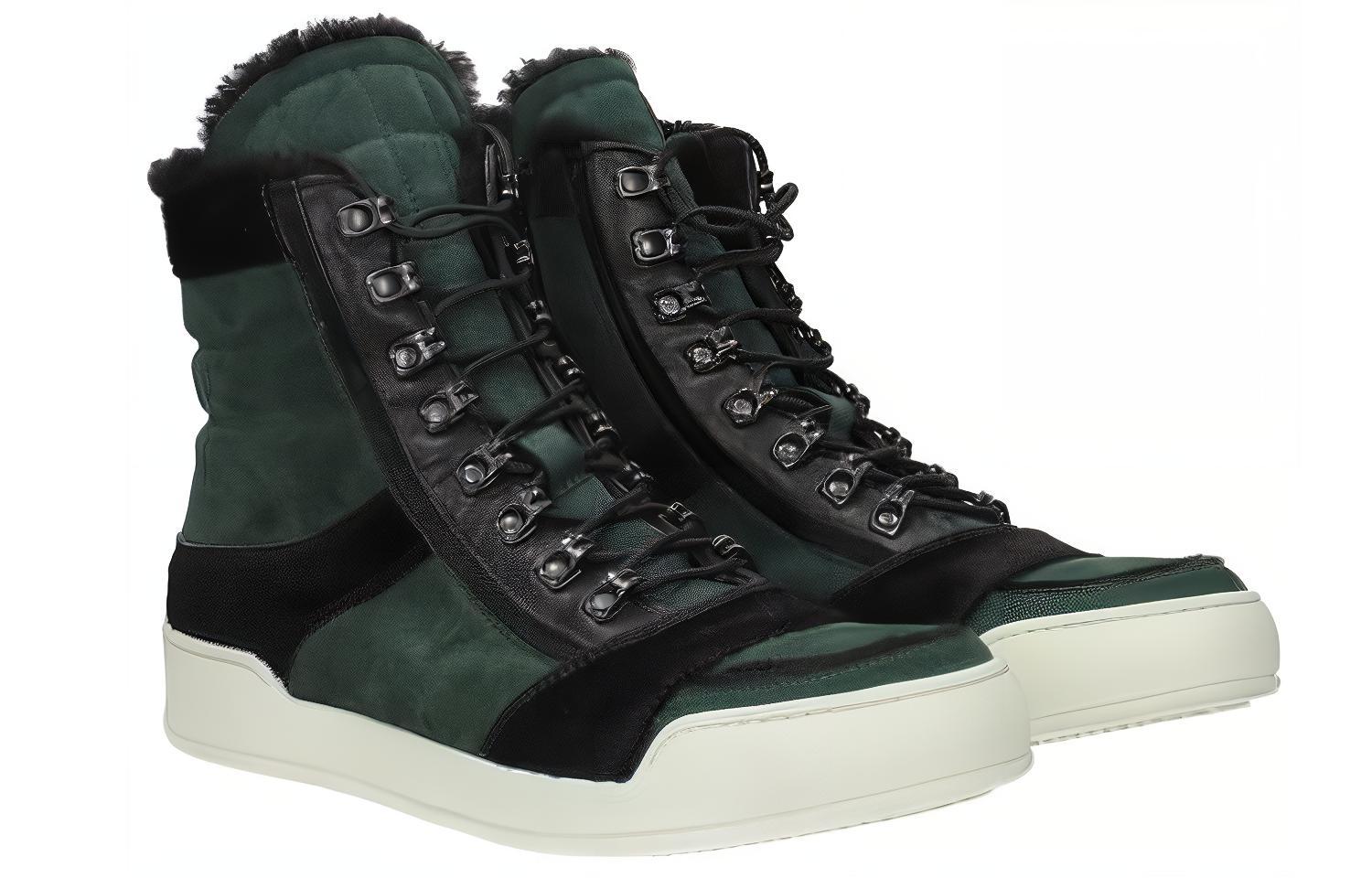 Balmain Mid-Top Fashion Sneakers 'Green CMFT Breathable' 圖 2