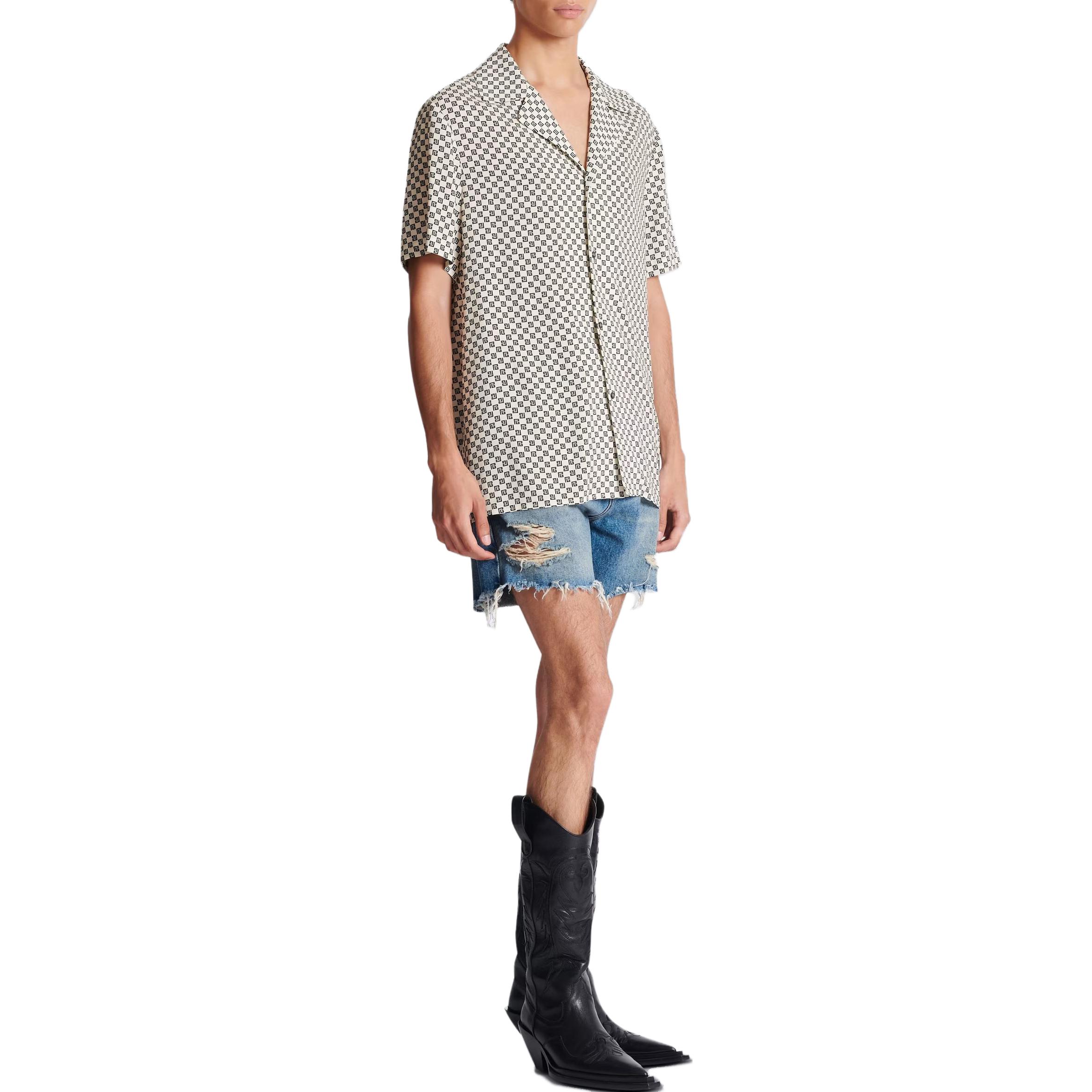 Purchase 巴尔曼迷你字母短袖衬衫白色 CH1HR095-VE29-GFE