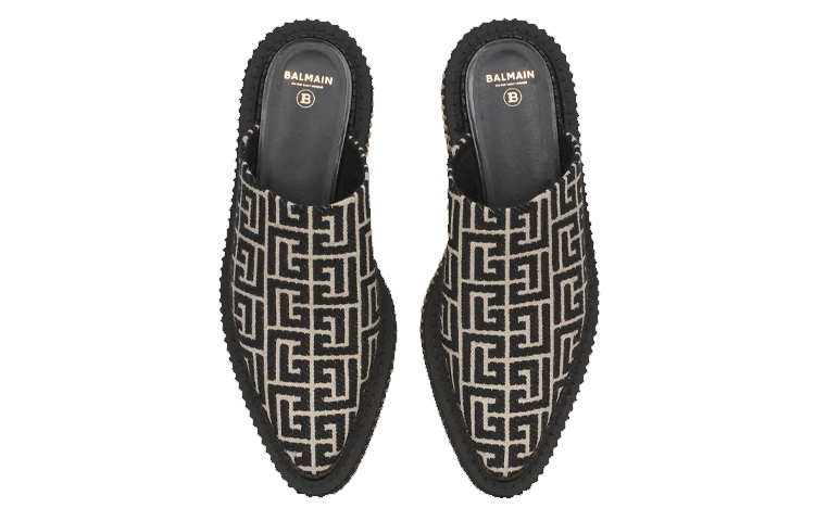 Balmain Mule 'Letter Print Black' 圖 3