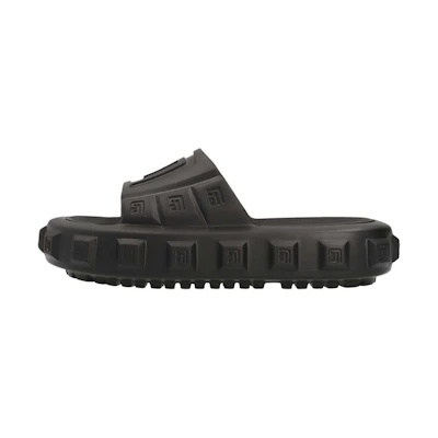 Balmain Paris Slide 'Black Logo Open-Toe'