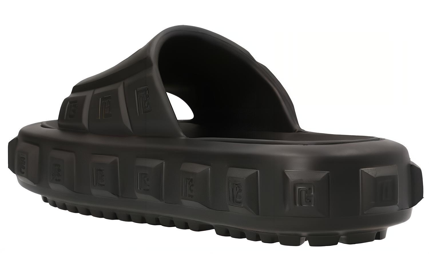 Balmain Paris Slide 'Black Logo Open-Toe' 圖 4