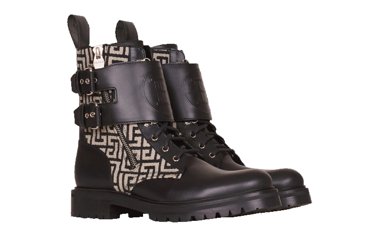 Balmain Phil Ranger 'Embossed Logo Smooth Black' 圖 2