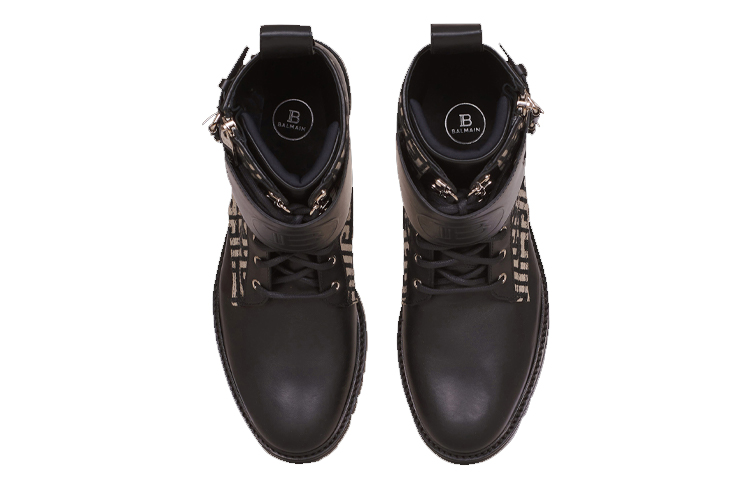 Balmain Phil Ranger 'Embossed Logo Smooth Black' 圖 3