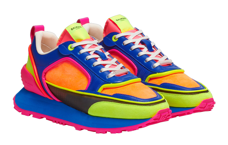 Lookbook 巴爾曼 BALMAIN Racer 多色低筒運動鞋