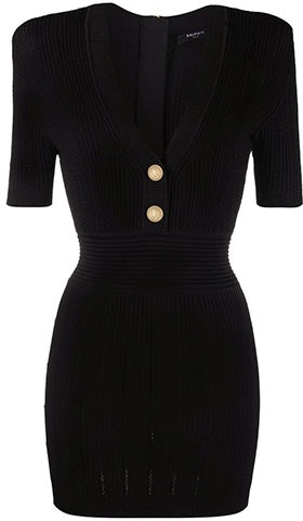balmain-ribbed-knit-short-sleeve-a-line-dress-black-xf-1-r6030-kb-39-0-pa