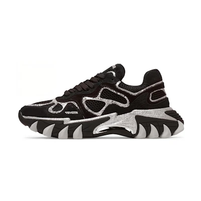 Balmain Round Toe CMFT Low 'Silver'