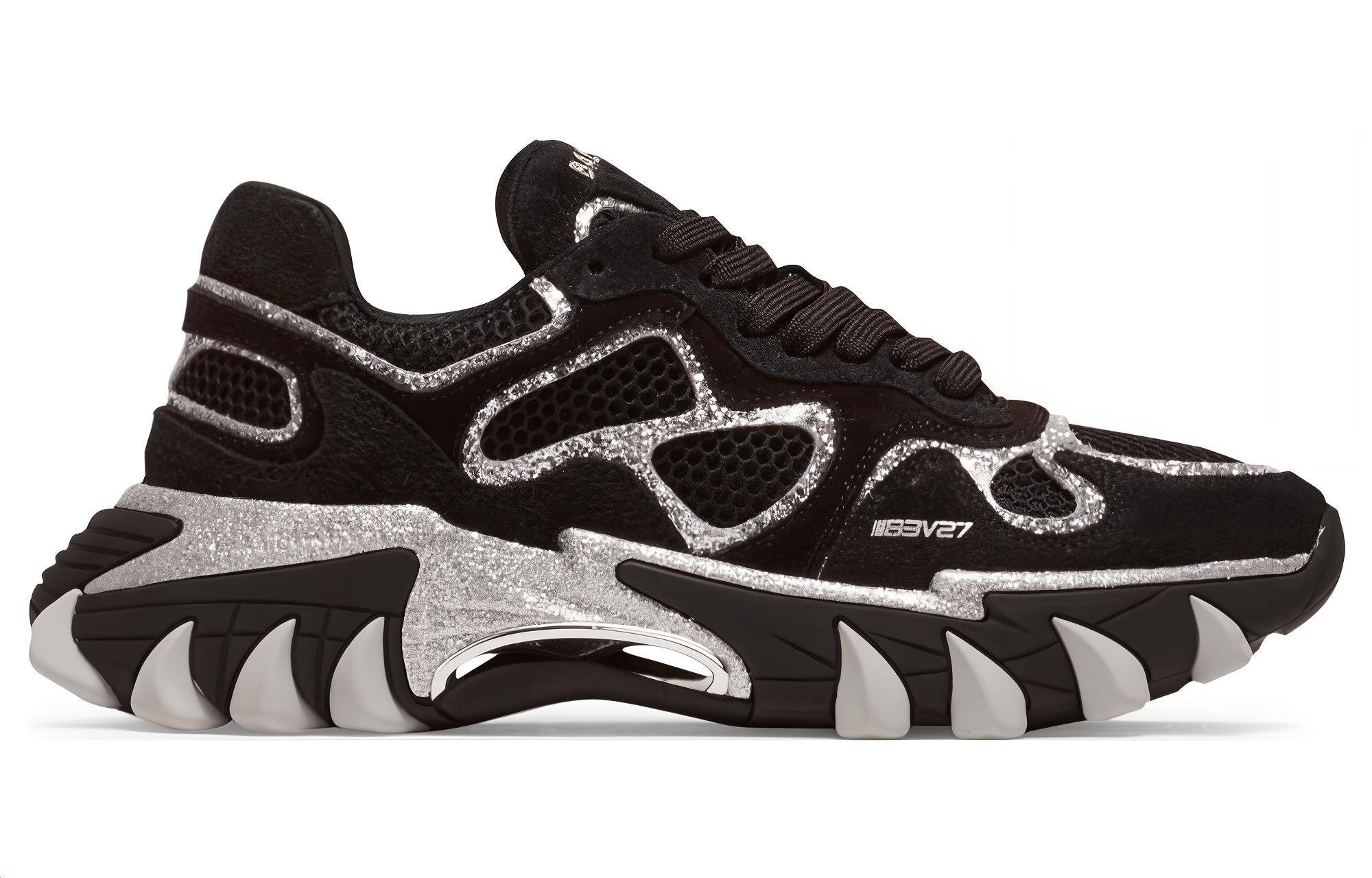 Balmain Round Toe CMFT Low 'Silver' 圖 2