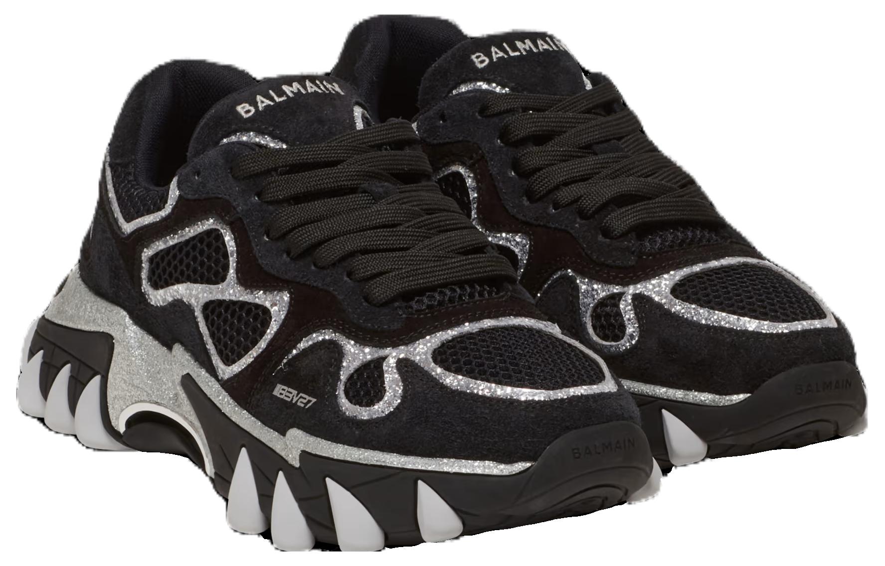Balmain Round Toe CMFT Low 'Silver' 圖 3