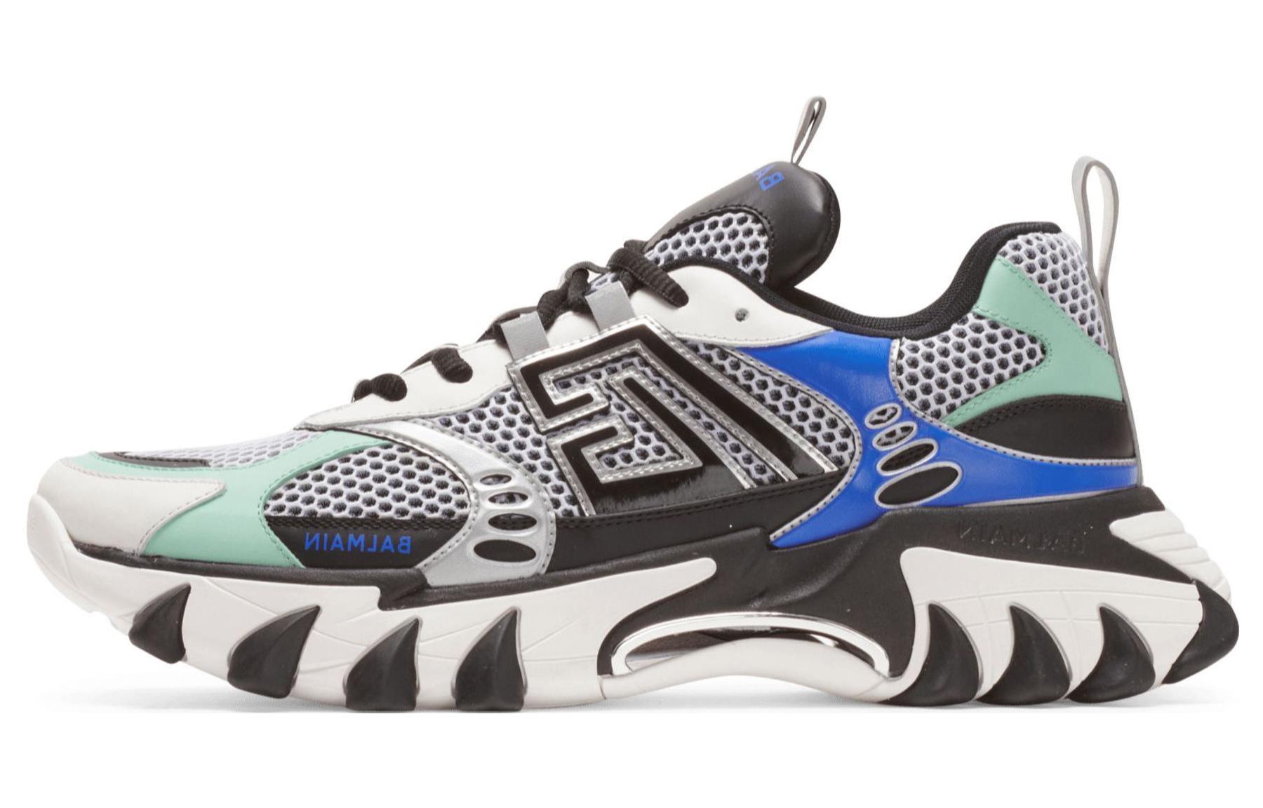 Buy Balmain Punta Redonda Baja 'Cómodo Negro y Blanco' BM0VI350TTMBECE