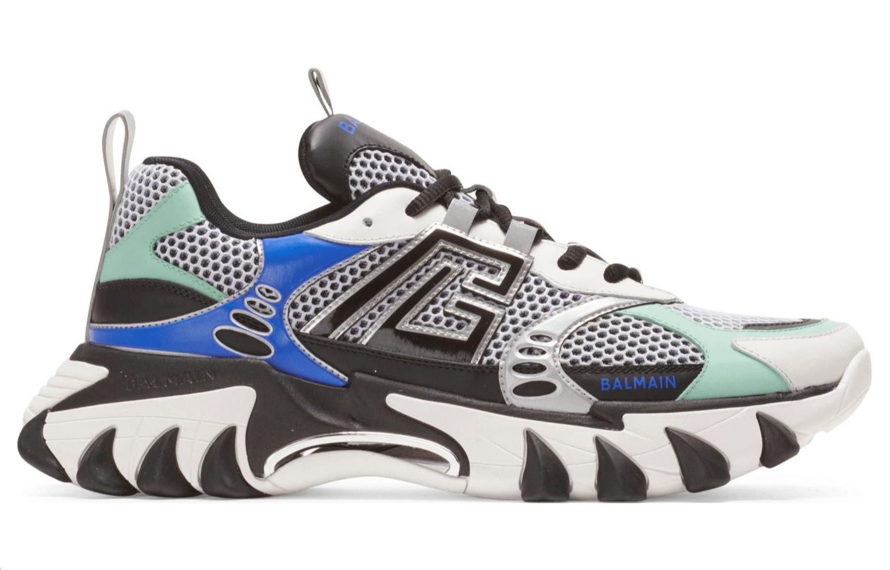 Balmain Round Toe Low 'CMFTable Black and White' 圖 2