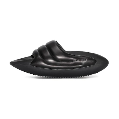 Balmain Slide 'Black Leather CMFT'