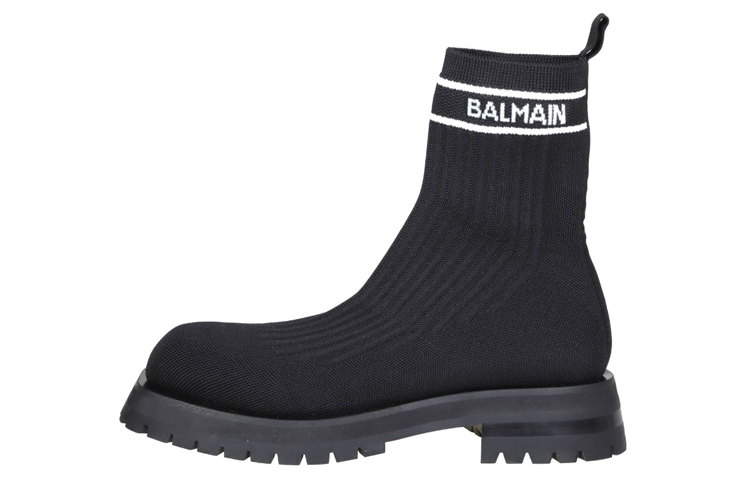 Balmain Slip-On Boots 'Black Logo'
