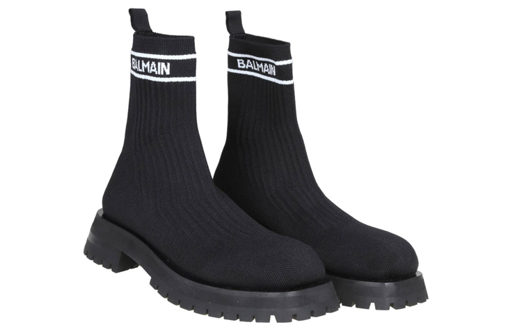 Balmain Slip-On Boots 'Black Logo' 圖 2