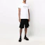Lookbook BALMAIN SS21 Metallic Logo Print Short Sleeve T-Shirt White XH1EF000BB29GAD