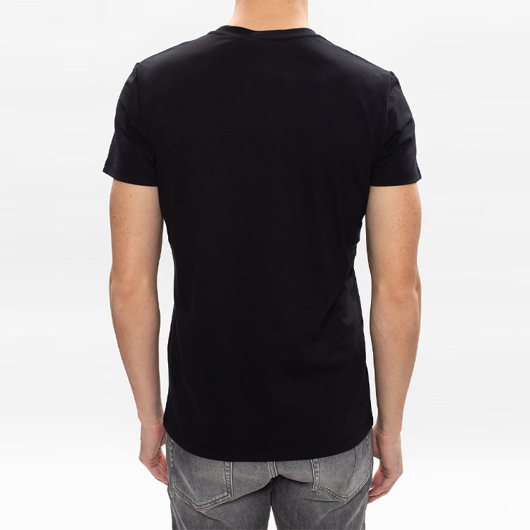 BALMAIN SS21 Black Letter Print Crew Neck Casual T-Shirt Men’s VH1EF000-B069-EAB 圖 6