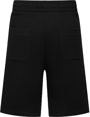 발망 SS21 블랙 솔리드 코튼 드로스트링 쇼츠 캐주얼웨어. VH0OA000-B072-0PA Lookbook 발망 SS21 블랙 솔리드 코튼 드로스트링 쇼츠 캐주얼웨어. VH0OA000-B072-0PA