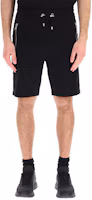 Purchase BALMAIN 2021春夏黑色純棉抽繩短褲休閒穿搭。 VH0OA000-B072-0PA