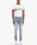 Lookbook BALMAIN SS21 Jeans Kasual Denim Kapas Biru Distressed. VH1MG000006D-6AA
