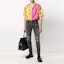 Lookbook BALMAIN SS21 Jeans Slim Fit Lelaki Hitam Kelabu Distressed VH1MG010001D-0PA
