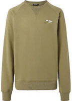 Balmain SS21 Letter Crewneck Long Sleeve Sweatshirt Military Green () VH1JQ005-B071-UCF Balmain SS21 Letter Crewneck Long Sleeve Sweatshirt Military Green () VH1JQ005-B071-UCF